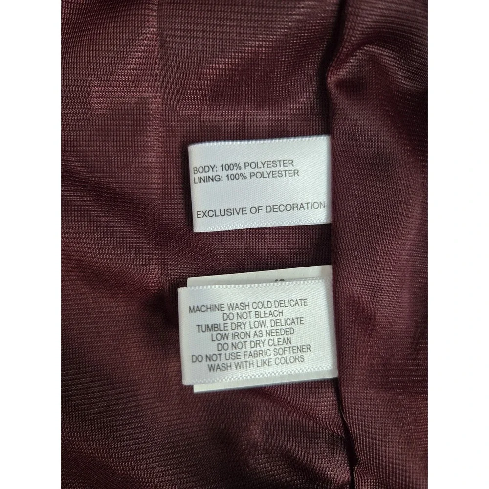 Cutter & Buck Men's M Maroon CB WeatherTec Beacon Full Zip‎ Lightweight Jacket